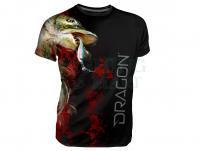 T-Shirt oddychający Dragon - szczupak black XL