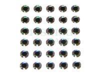 Adhesive Eyes 4,5mm Silver Black