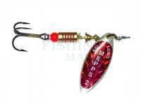 Spinner Mepps Aglia Long Redbo #2 | 7g - Silver