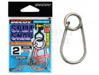 Agrafki Decoy Split Snap SN-13 Silver - #1 | 24lb