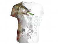 T-Shirt oddychający Dragon - sandacz white L