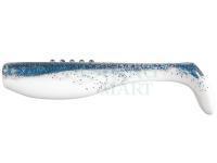 Soft baits Dragon Bandit PRO 10cm WHITE/CLEAR blue glitter