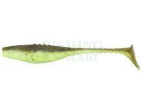 Soft baits Dragon Belly Fish Pro 10cm - Super Yellow/Olive - Black Glitter