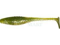 Soft baits Dragon Belly Fish Pro 8.5cm - Clear/Olive - Gold/Silver glitter