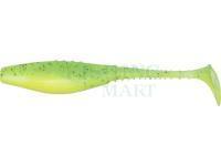 Soft baits Dragon Belly Fish Pro 8.5cm - Super Yellow/Chartreuse - Black/Blue glitter