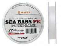 Braid Line Toray Sea Bass PE Power Game 8 Braided Natural 150m 22lb #1.5