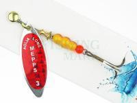 Spinner Mepps Aglia Long Redbo #3 | 11.5g - Silver