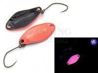 Trout Spoon Nories Masukuroto Weeper 1.5g 23mm - #039 (Pink Glow / Black)