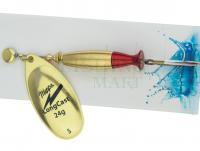 Spinner Mepps Aglia LongCast #5  24g - Gold / Red