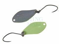 Trout Spoon Nories Masukuroto Weeper 0.9g 20mm - #005 (Mint / Grey)