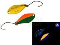 Trout Spoon Nories Masukuroto Weeper 0.9g 20mm - #045 (Orange-Green / Gold)