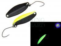 Trout Spoon Nories Masukuroto 2.0g - #022 (Fluo-Yellow / Black)