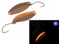 Trout Spoon Nories Masukuroto 2.9g - #027 (Brown / Orange) UV