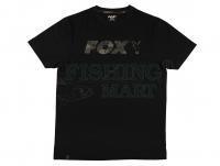 Koszulka Fox Black Camo Chest Print T-Shirt - XXL