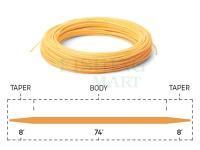 Fly line Cortland 333 Double Taper | Mango | 90ft | DT4F