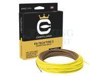 Fly line Cortland Competition Series FO-Tech Type 3 Intermediate | Brown/Yellow | 130ft | WF7/8S/I
