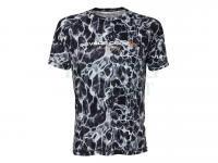 Savage Gear Night UV T-Shirt Black Waterprint - XL