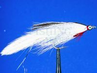 Saltwater fly Deceiver White no. 2/0