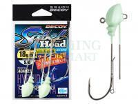 Jig Heads Decoy SV-37G Glow Sabel Head - #3/0 5g