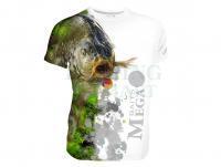 Dragon T-shirt oddychający Megabaits - karp white - L