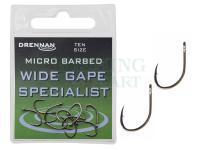 Hooks Drennan Eyed Wide Gape Specialist Micro Barbed - #10