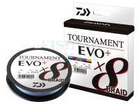 Braided line Daiwa Tournament X8 Braid Evo+ Multicolor 300m 0.16mm