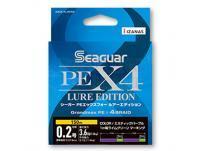 Braid Line Seaguar PE X4 Lure Edition 150m 0.3Gou 0.090mm