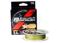 YGK Braided line BornRush X8 PE 200m 0.8 18lb