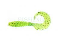 Soft baits FishUp Fancy Grub 1 - 026 Flo Chartreuse/Green