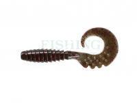 Gumy FishUp Fancy Grub 1 - 050 Green Pumpkin Brown/Red