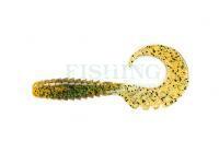 Soft baits FishUp Fancy Grub 2.5 - 036 Caramel/Green & Black