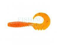 Soft baits FishUp Fancy Grub 2.5 - 049 Orange Pumpkin/Black