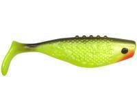 Pike soft lures Dragon FATTY 7.5cm - yellow fluo/black/red