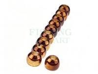 FutureFly Brass Beads 4 mm - Metallic Brown