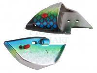 Rhys Davis Teaser Cut Bait Head - Chrome Herring Aid Glow