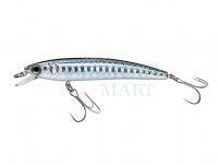 Wobler Yo-zuri Pins Minnow Sinking 70S | 7cm 5g - Silver Black (F1165-BL)