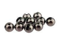 Główki wolframowe Slotted Beads - Black Nickel 2.4mm