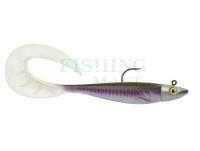 Soft Baits Delalande Zand Curly 12cm + jig head 14g - 143 - GREEN WAKA