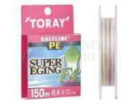 Braided Line Toray Salt Line PE Super Eging F4 150m #0.8