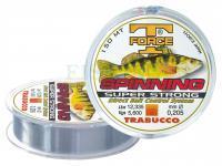 Monofilament Line Trabucco T-Force Spinning Perch 150m Light Grey 0.227mm 7.050kg