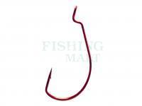 Haczyki Gamakatsu Worm Offset EWG #2/0 Red