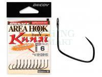 Haczyki Decoy Area Hook Type V Kunai AH-5 NS BLACK - #4