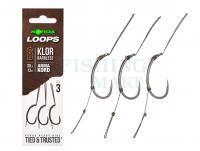 Hooks Korda Loop Rigs Klor Barbless #6B 30lb 13kg 3pcs