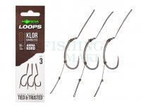 Haczyki Korda Loop Rigs Klor Barbless #8B 30lb 13kg 3pcs