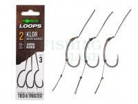 Hooks Korda Loop Rigs Klor Micro Barbed #2 50lb 22kg 3pcs
