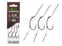 Hooks Korda Loop Rigs Klor Micro Barbed #6 30lb 13kg 3pcs
