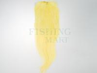 Hareline Dubbin Flat Wing Saddles - #383 UV2 Pastel Yellow