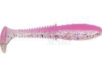 Przynęty miękkie Dragon Invader Pro 10cm - Clear/Pink - silver/violet glitter