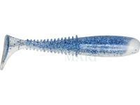 Soft baits Dragon Invader Pro  5cm - White/Clear - blue glitter