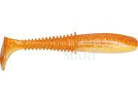 Soft baits Dragon Invader Pro  7.5cm - Pearl/Clear - silver/orange glitter